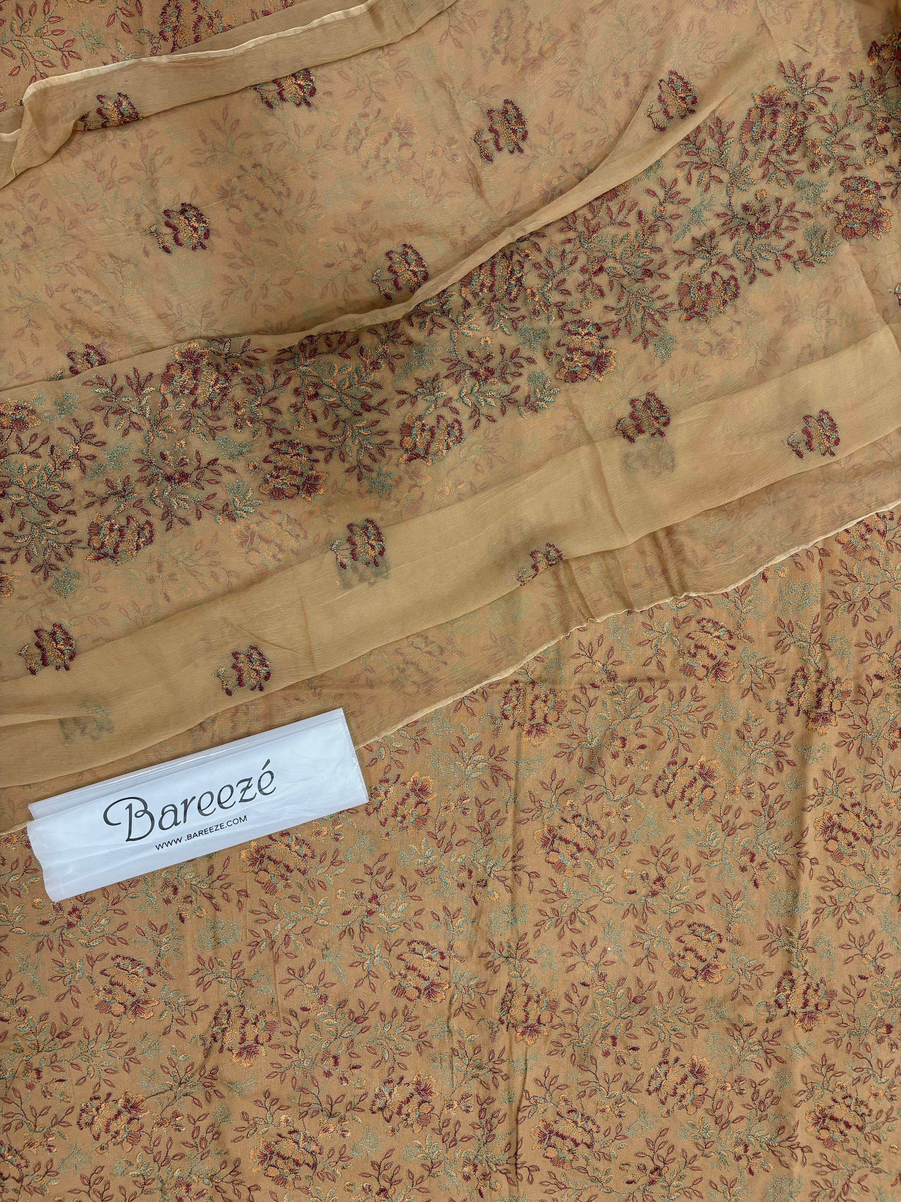 Bareeze karandi 3 pc - Andaz By Uneza Fazeel