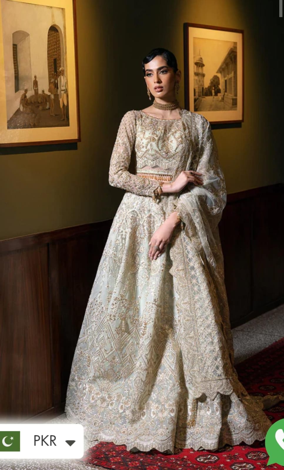 Saira rizwan wedding collection available in huge discount