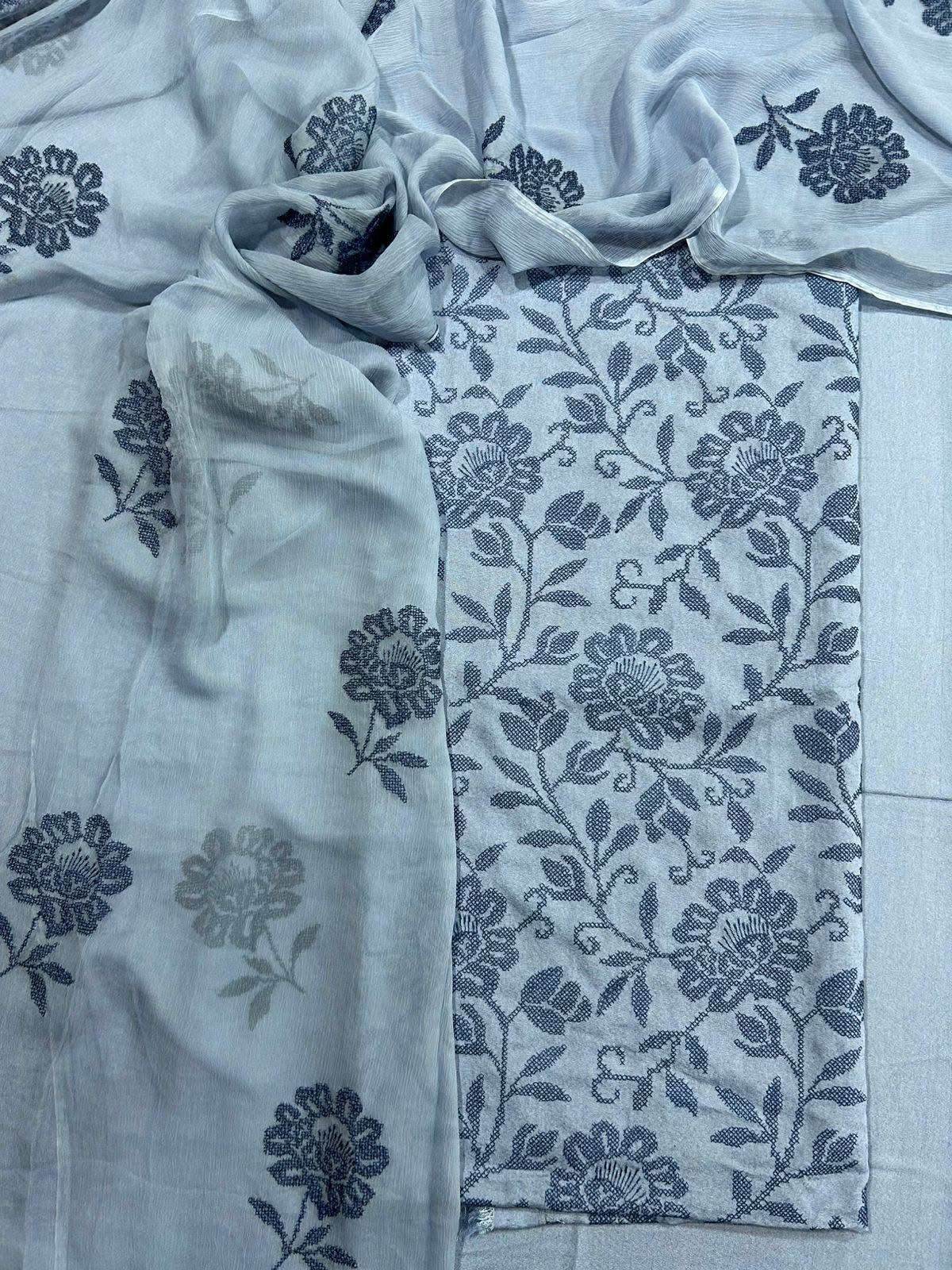 Bareeze karandi 3 piece - Andaz By Uneza Fazeel