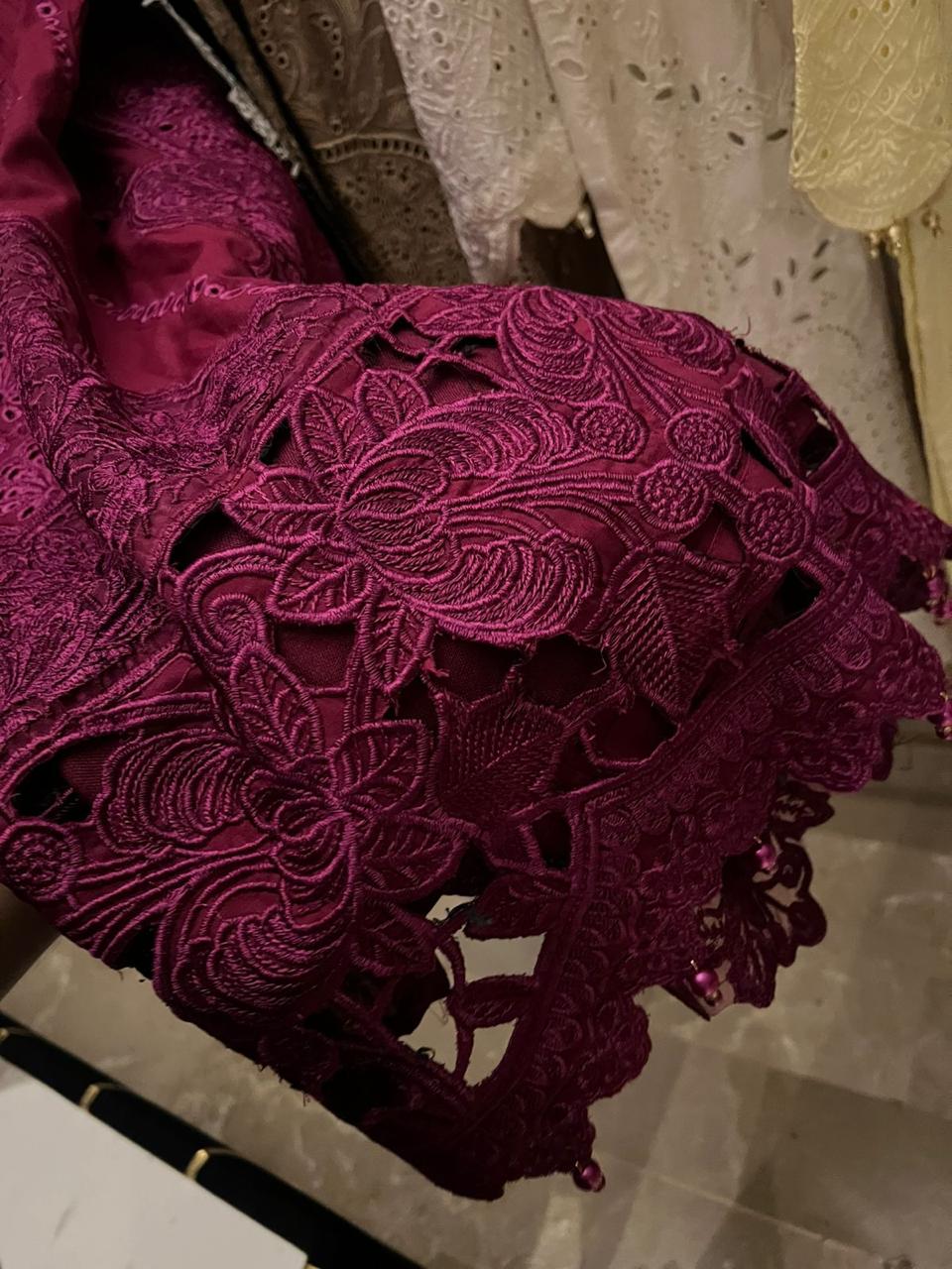 Lawn luxury embroidered 3 piece