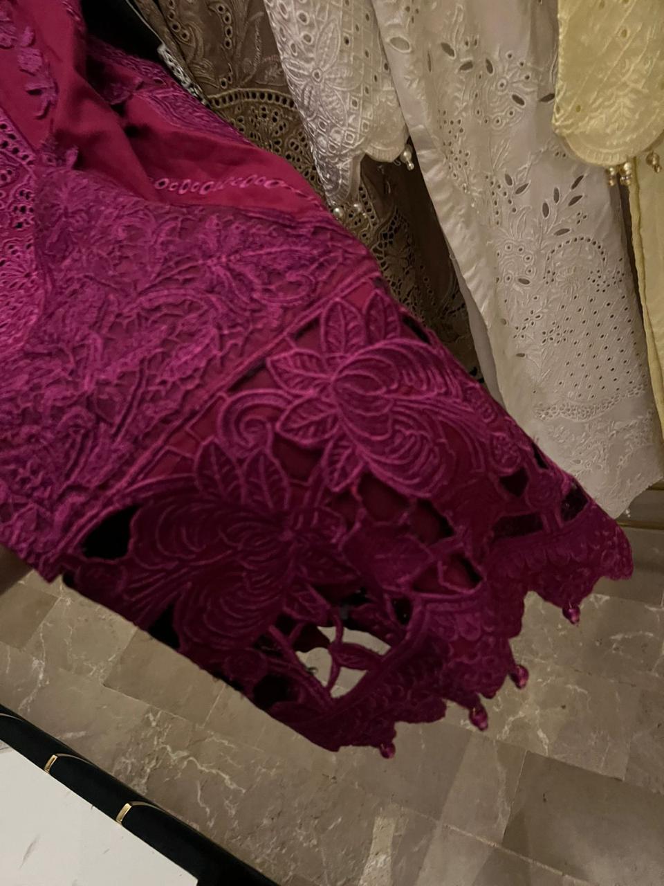 Lawn luxury embroidered 3 piece