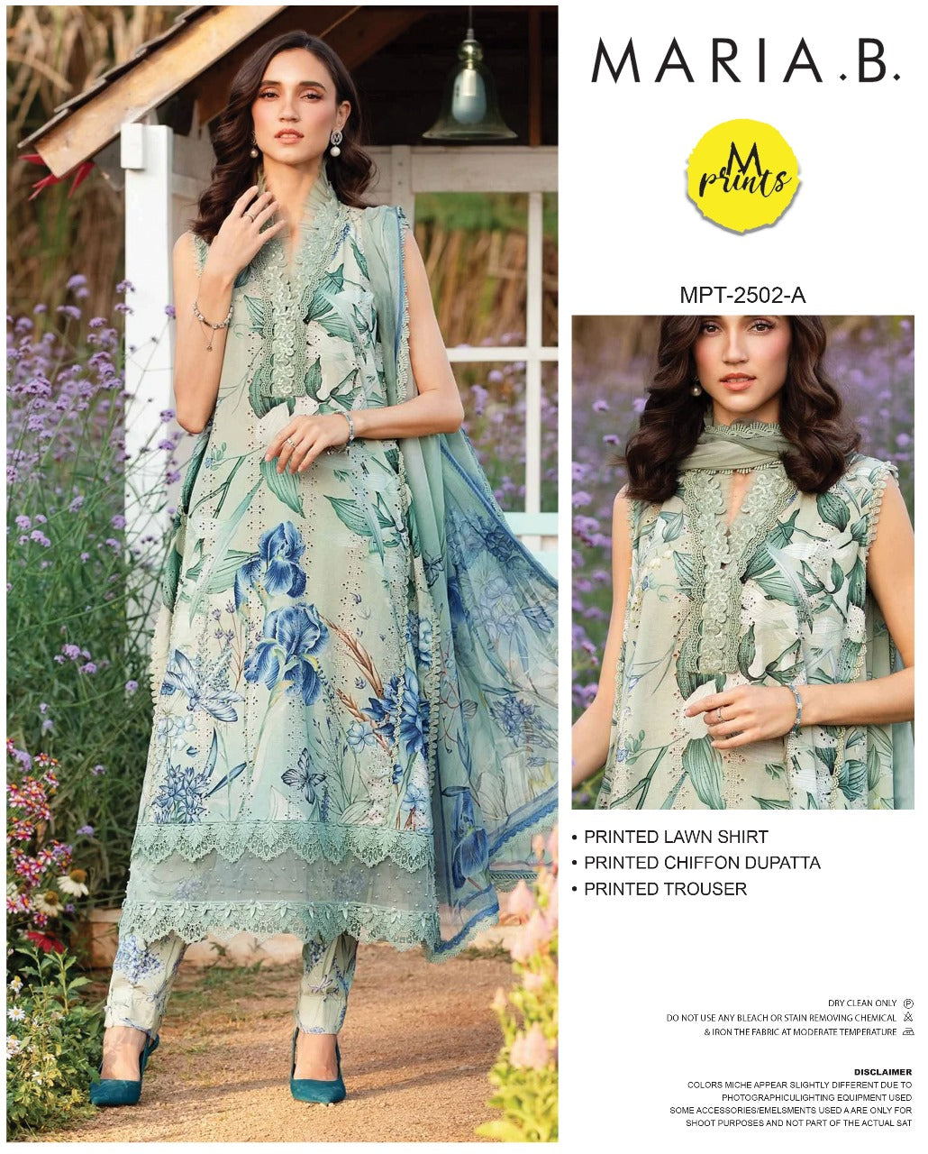 Printed 3pc lawn collection of 2025 vol.11