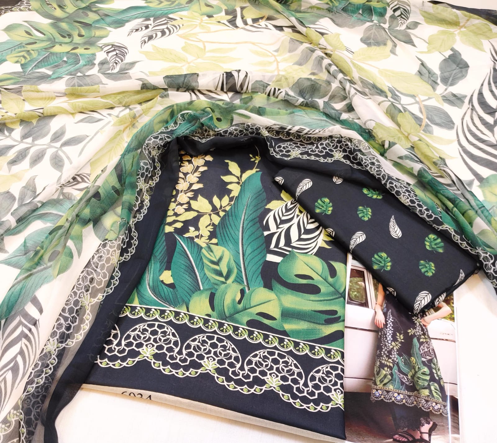 Printed 3pc lawn collection of 2025 vol.11