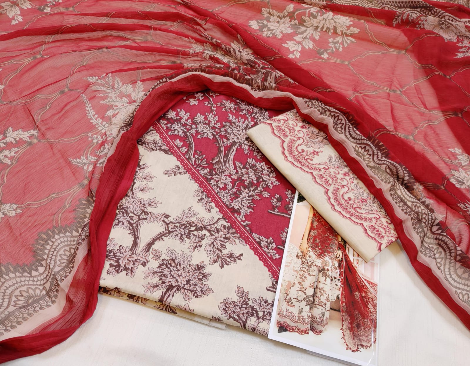 Printed 3pc lawn collection of 2025 vol.11