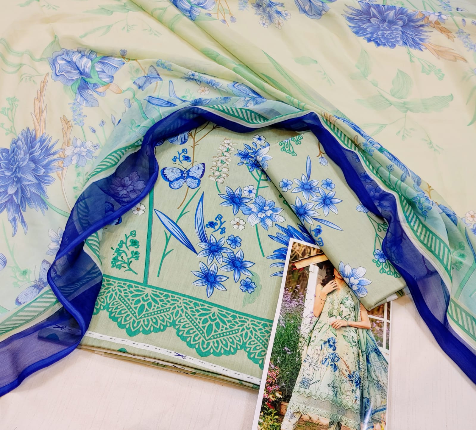 Printed 3pc lawn collection of 2025 vol.11