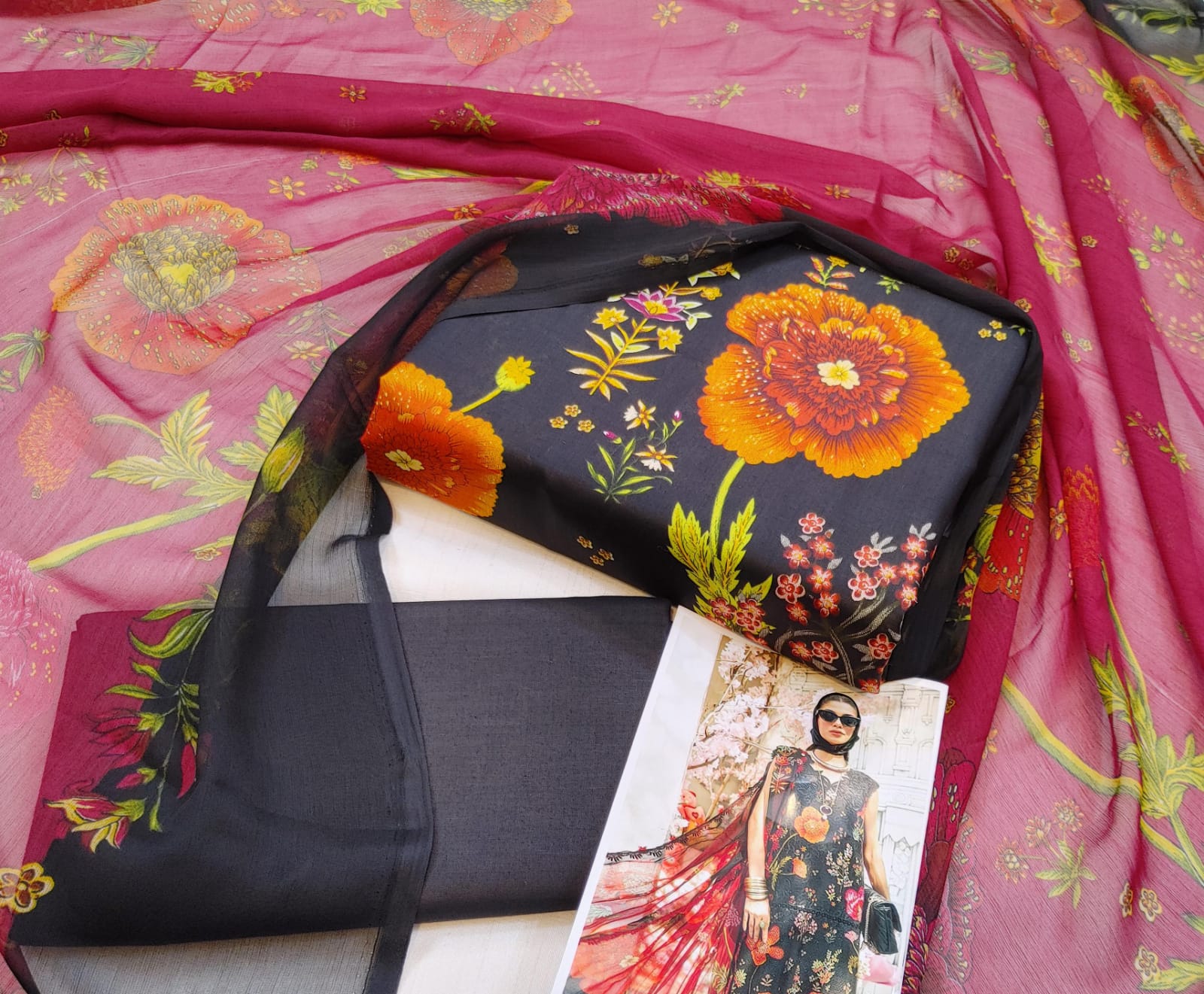 Printed 3pc lawn collection of 2025 vol.11