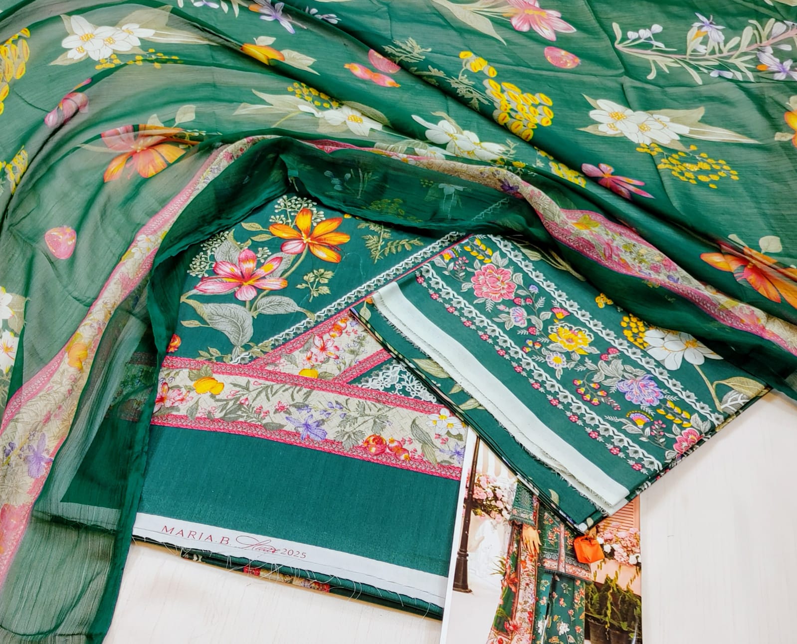 Printed 3pc lawn collection of 2025 vol.11