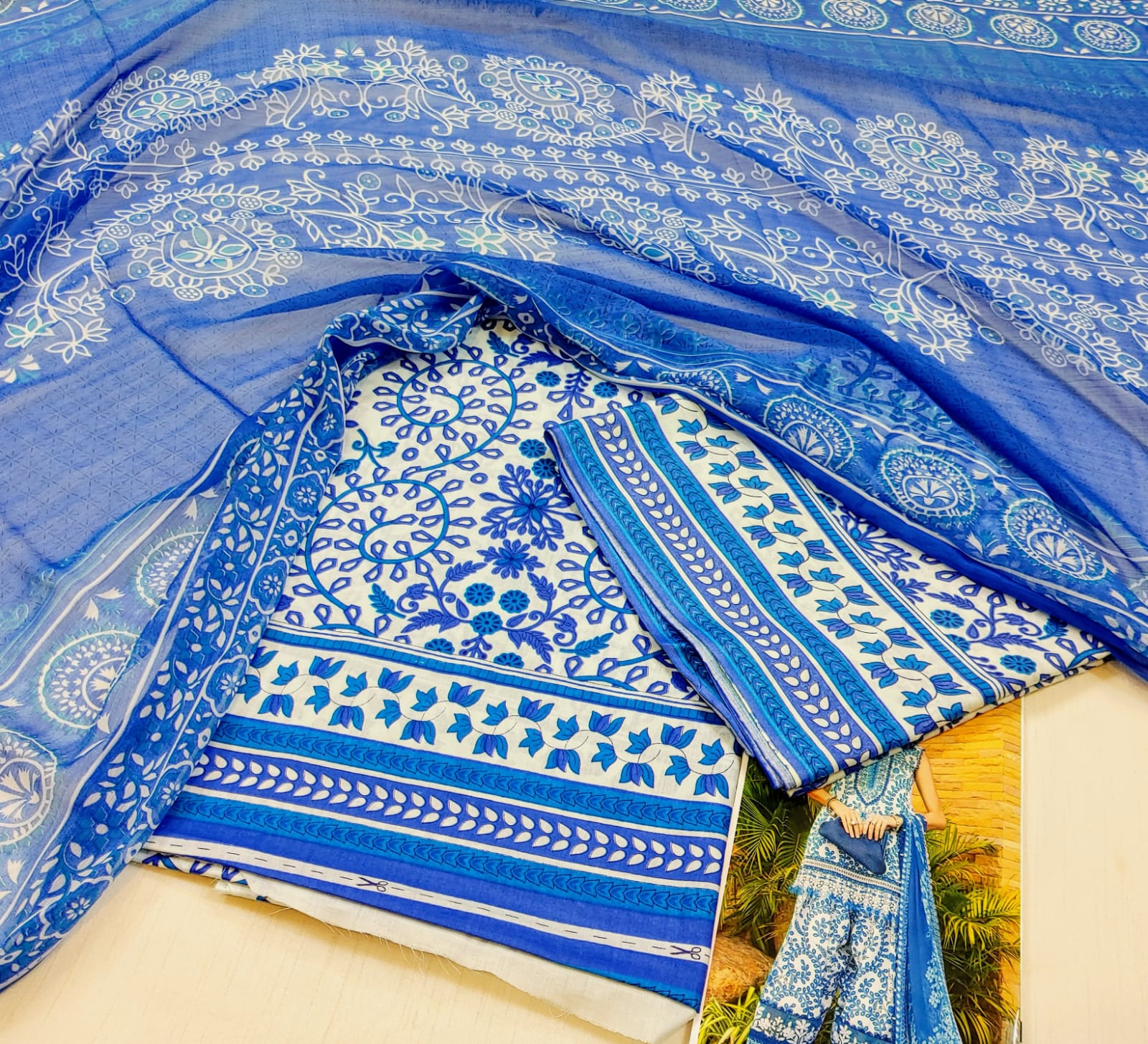 Printed 3pc lawn collection of 2025 vol.11