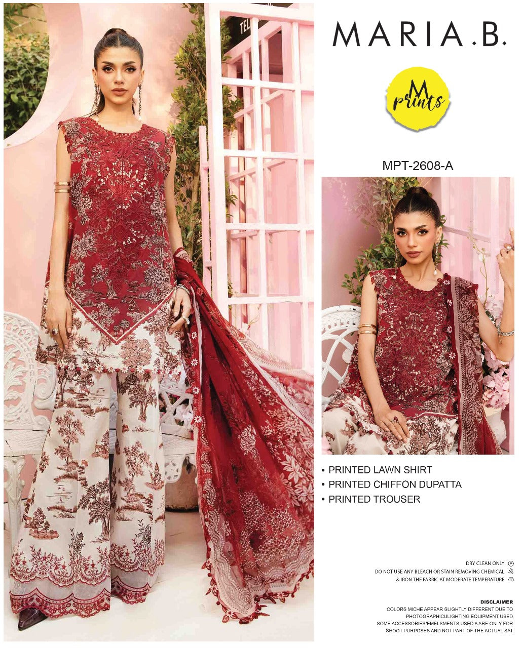 Printed 3pc lawn collection of 2025 vol.11