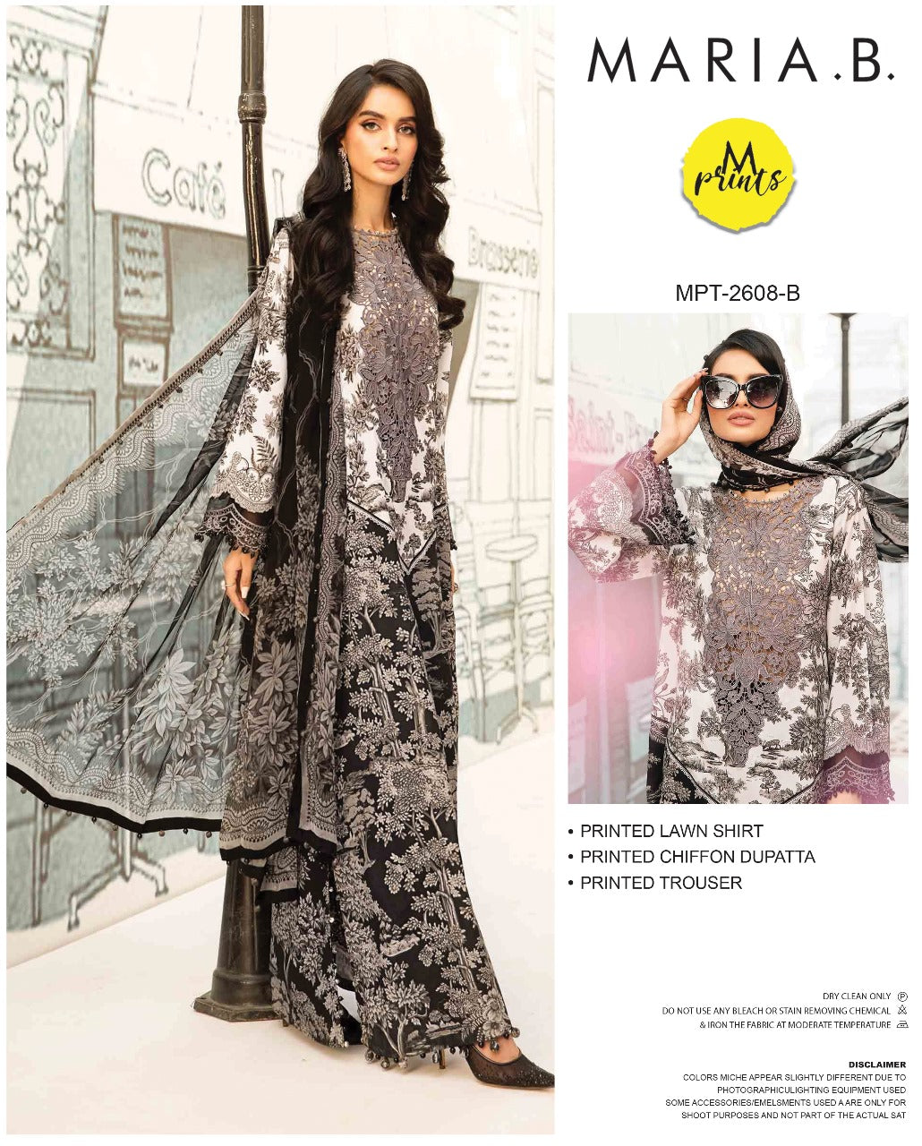 Printed 3pc lawn collection of 2025 vol.11