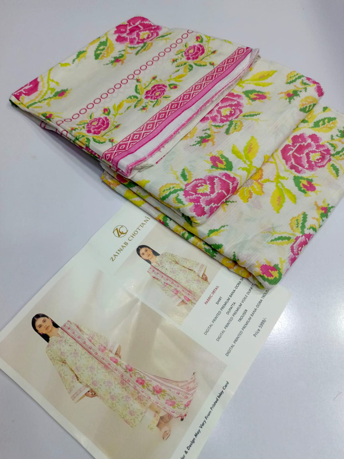 BRAND NEW ARTICLE OF ZAINAB CHOTTANI