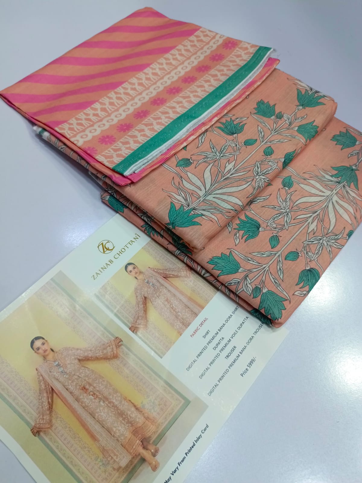 BRAND NEW ARTICLE OF ZAINAB CHOTTANI