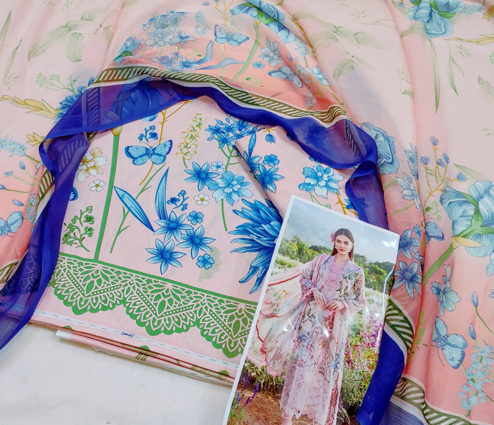 Printed 3pc lawn collection of 2025 vol.11