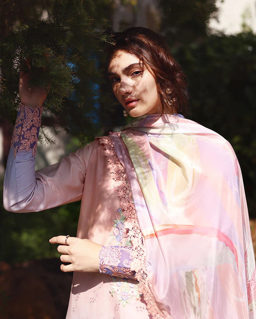 Mushq Solace Ombre Luxury Lawn - Morning Veil