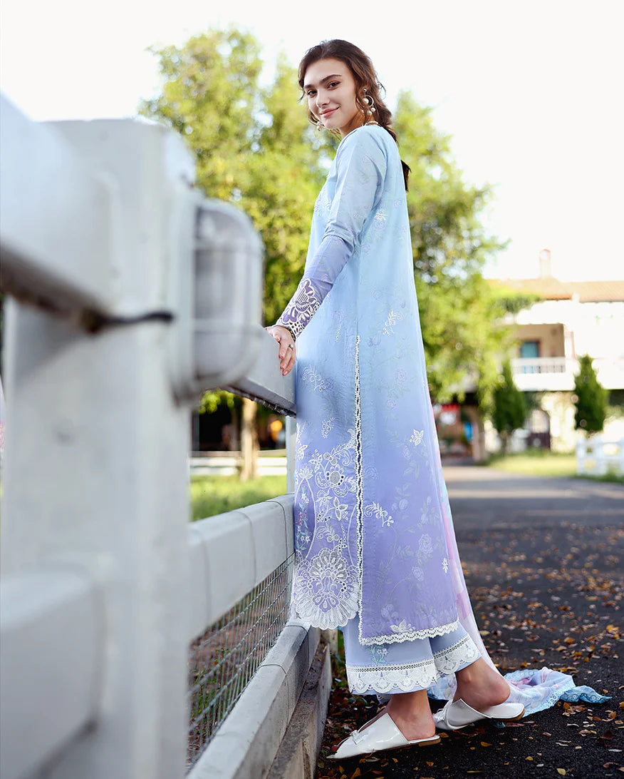 Mushq Solace Ombre Luxury Lawn - Ombre Whisper