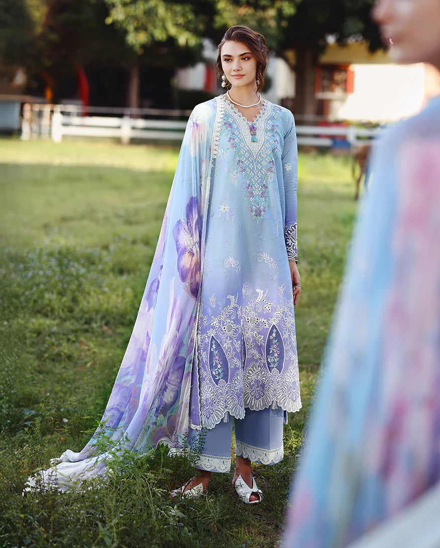 Mushq Solace Ombre Luxury Lawn - Ombre Whisper