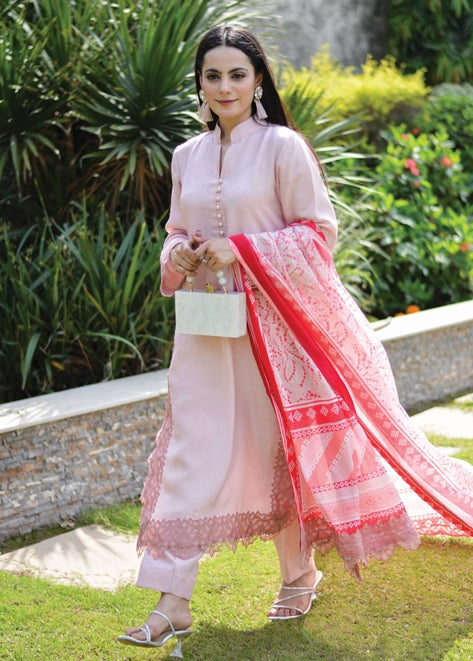 Premium Korean Silk 3 Pcs Unstitched