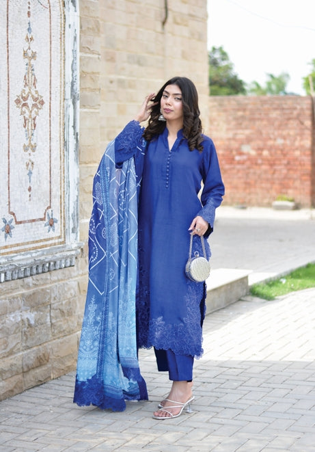 Premium Korean Silk 3 Pcs Unstitched