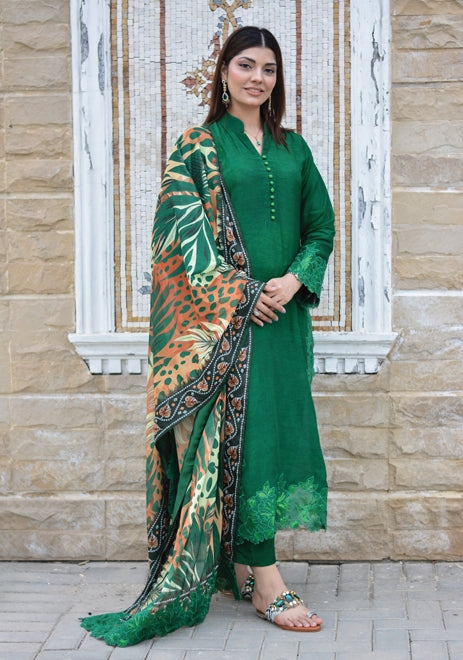 Premium Korean Silk 3 Pcs Unstitched