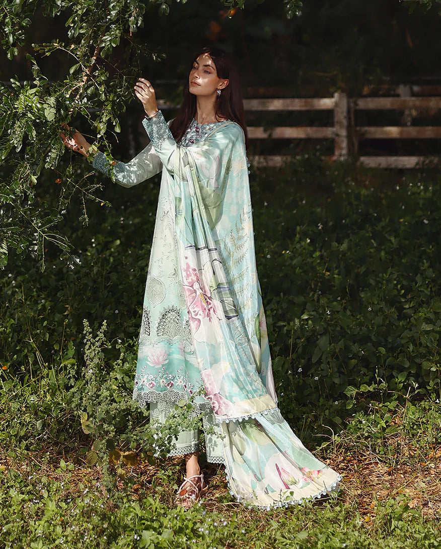 Mushq Solace Ombre Luxury Lawn - Tranquil Muse