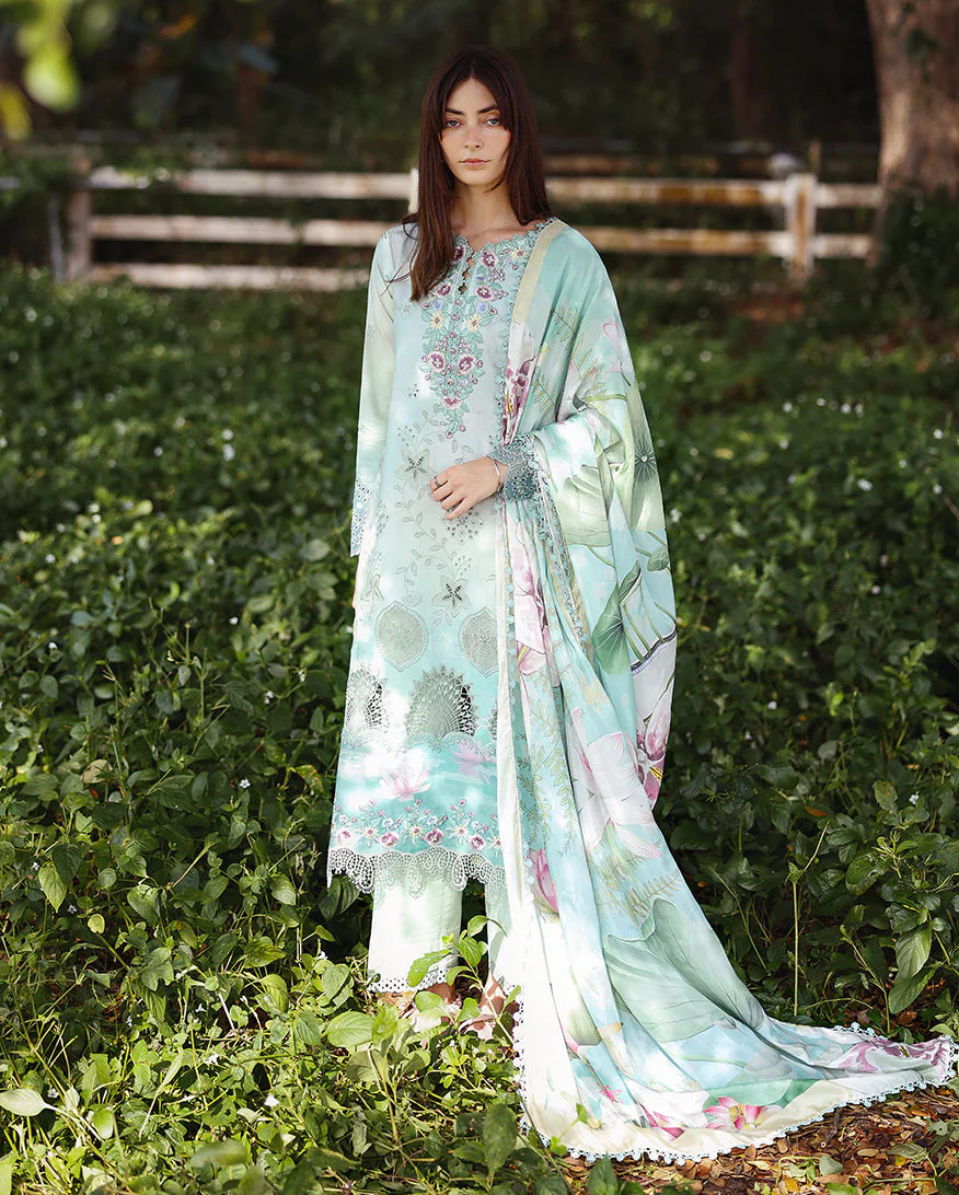 Mushq Solace Ombre Luxury Lawn - Tranquil Muse