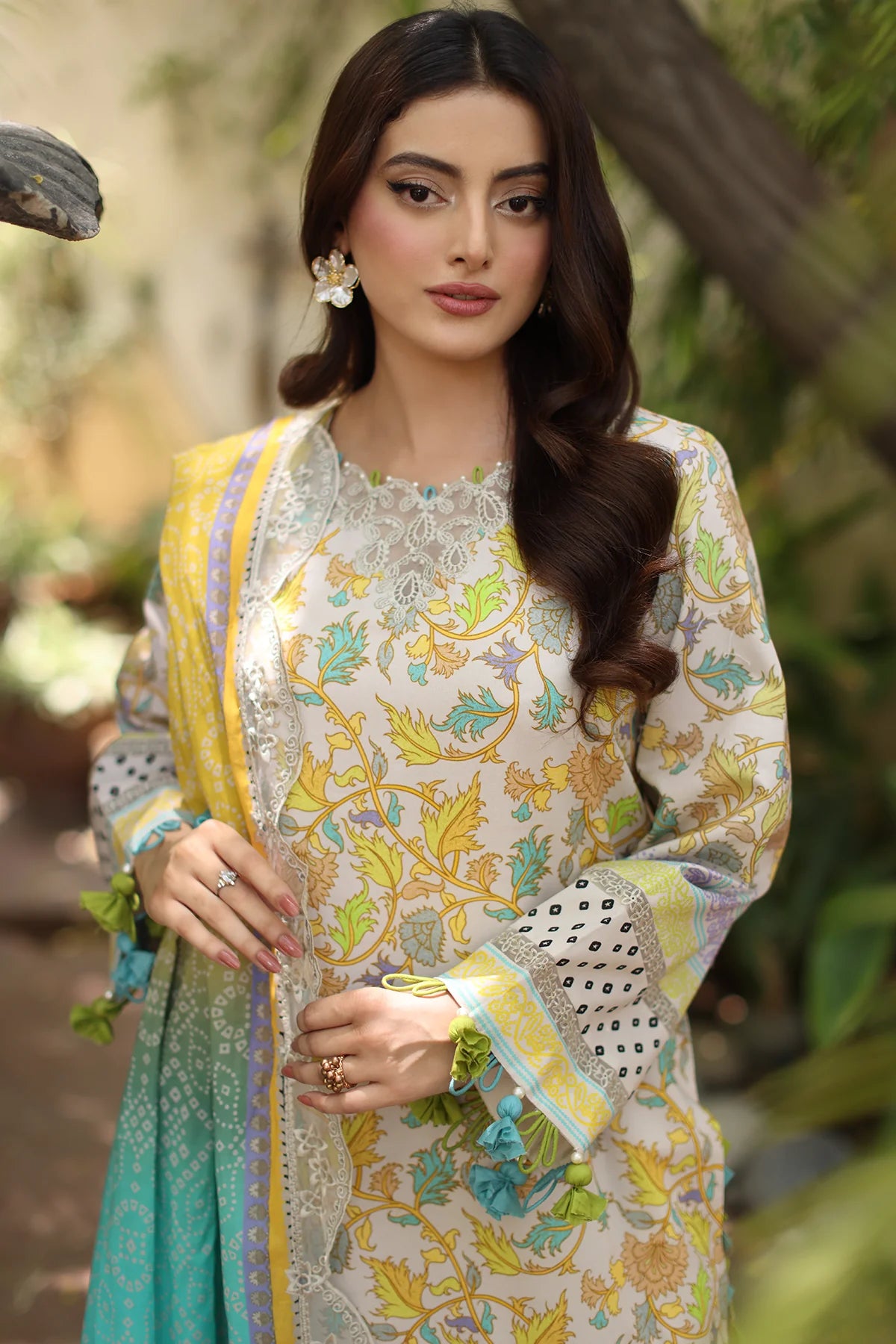 Charizma Range 3-PC Unstitched Embroidered Lawn 05