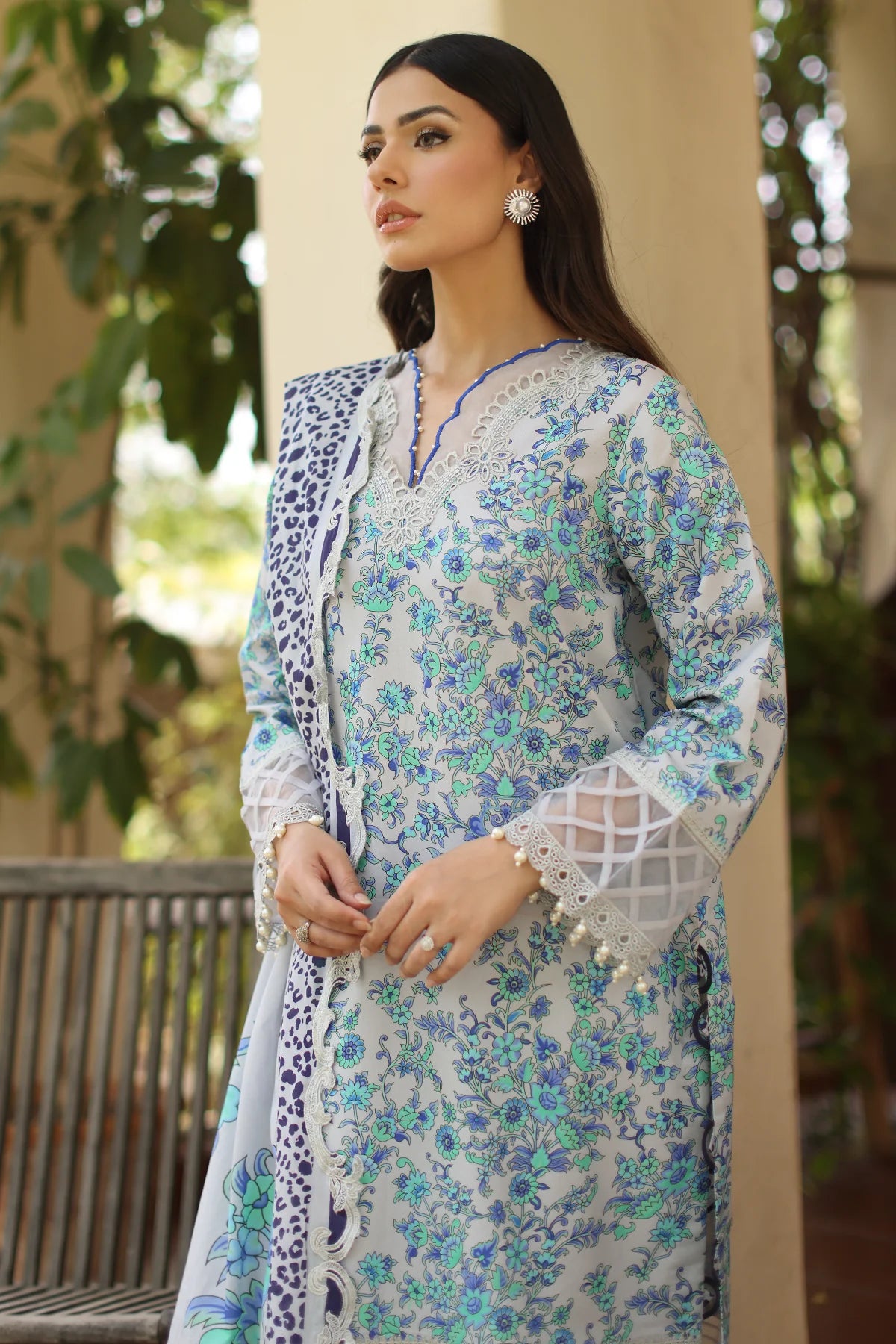 Charizma Range 3-PC Unstitched Embroidered Lawn 03