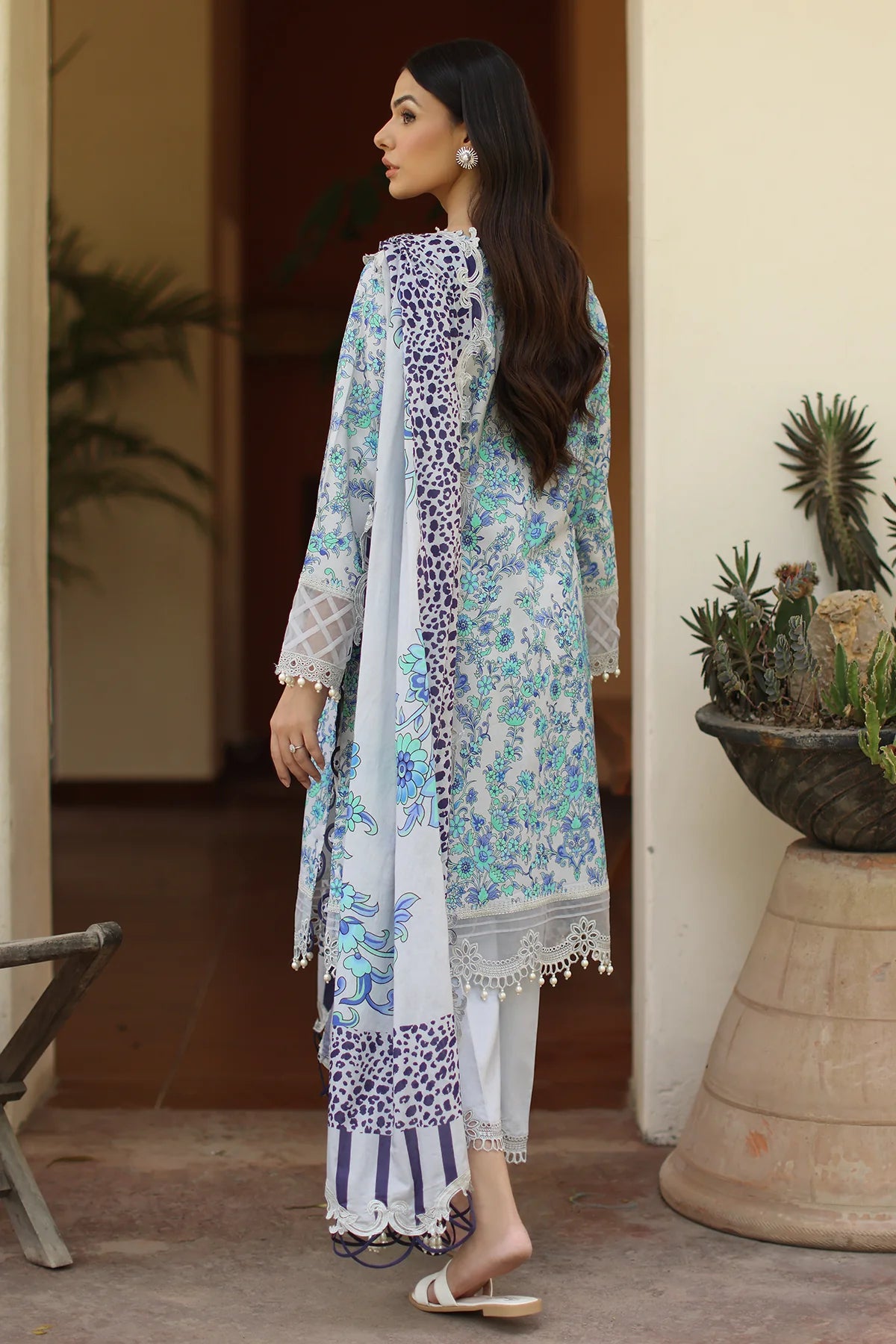 Charizma Range 3-PC Unstitched Embroidered Lawn 03