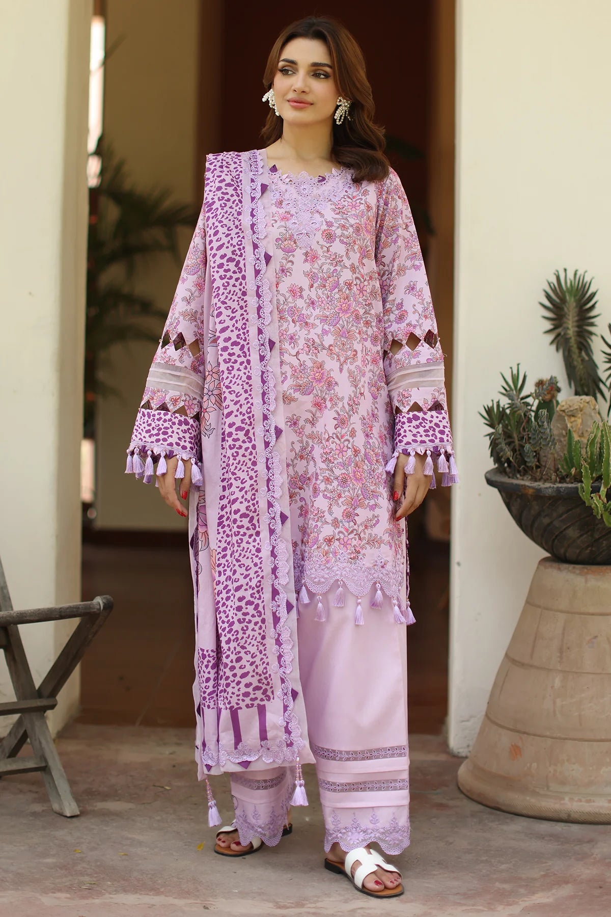 Charizma Range 3-PC Unstitched Embroidered Lawn 08