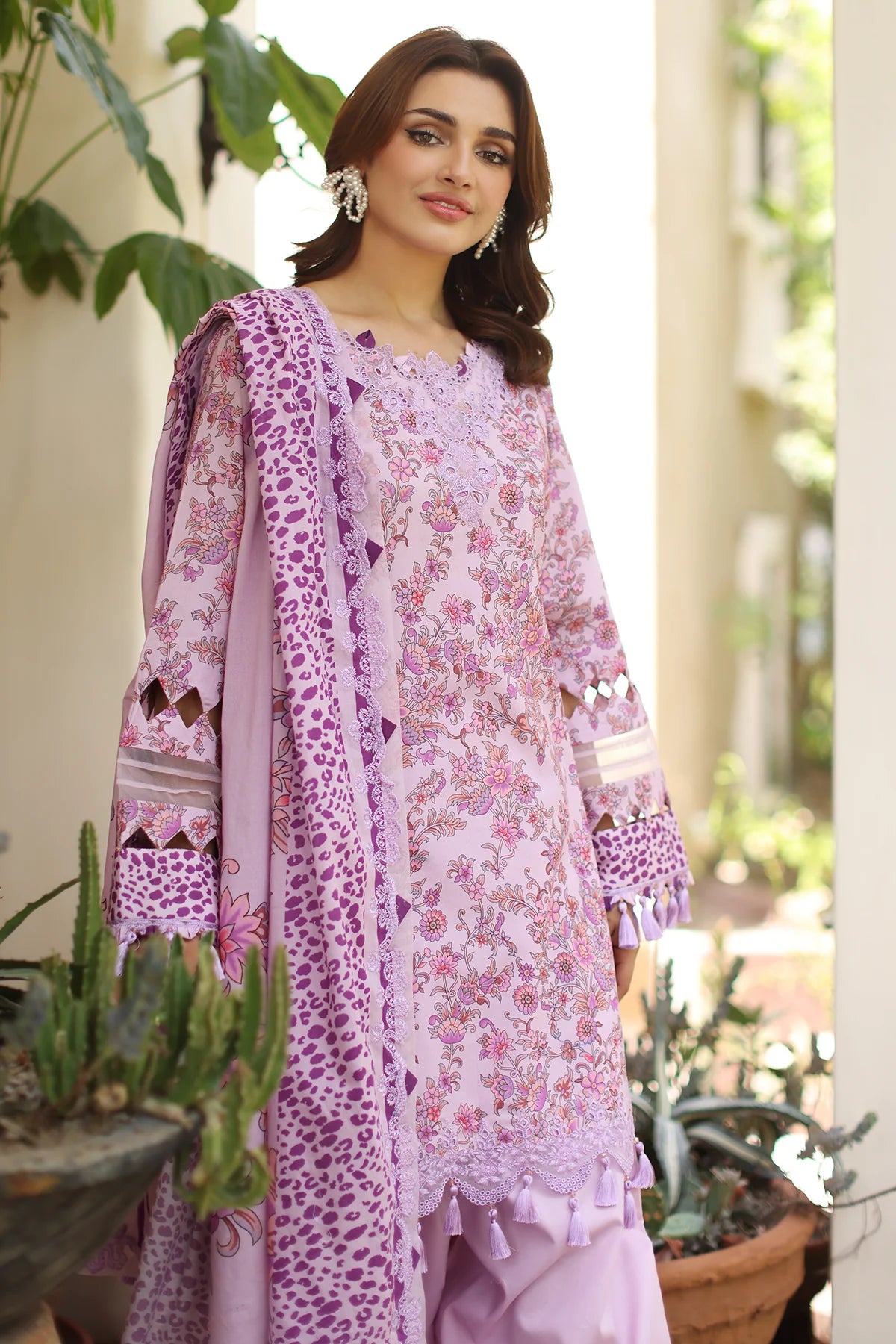 Charizma Range 3-PC Unstitched Embroidered Lawn 08