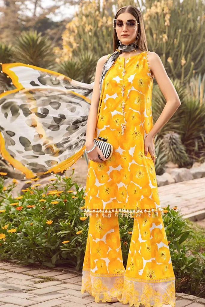 Lawn embroidered stiched 3 pieces&nbsp