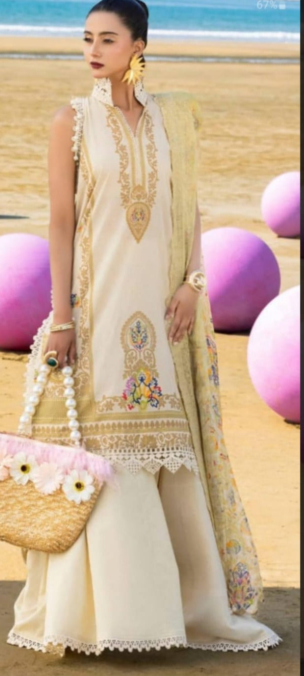 Gulahmed 3pc pure lawn suit