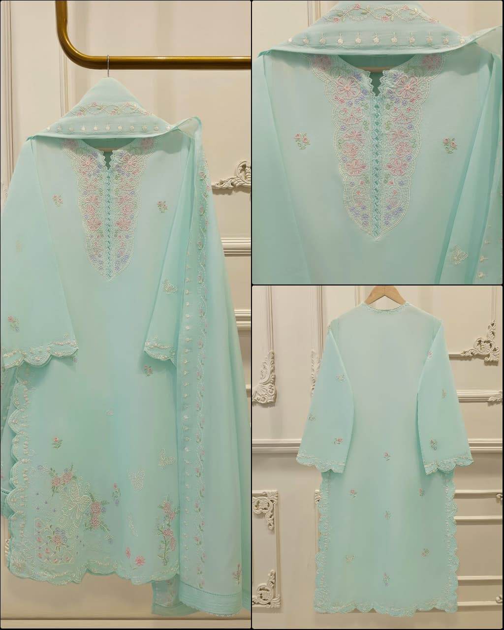 2 Piece - Embroidered Lawn Suit S112038 - Andaz By Uneza Fazeel