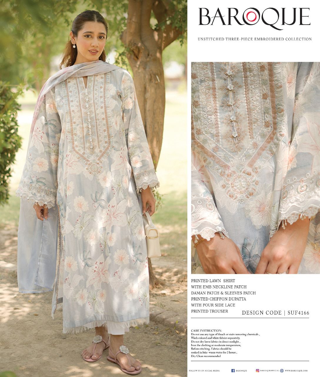 BAROQUE LUXURY LAWN COLLECTION 2025