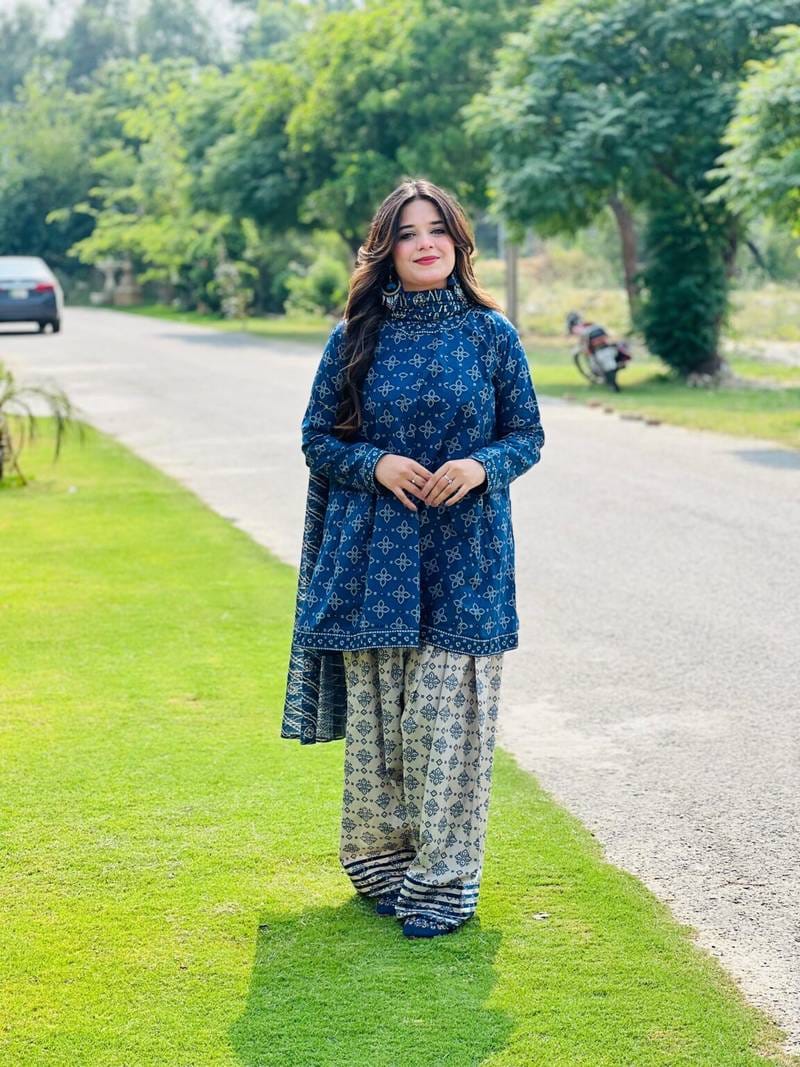 BERRY 3PC SUIT WITH FARSI SALWAR