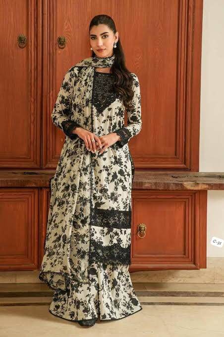 Aneela’s Collection Lawn & Chiffon - Andaz By Uneza Fazeel