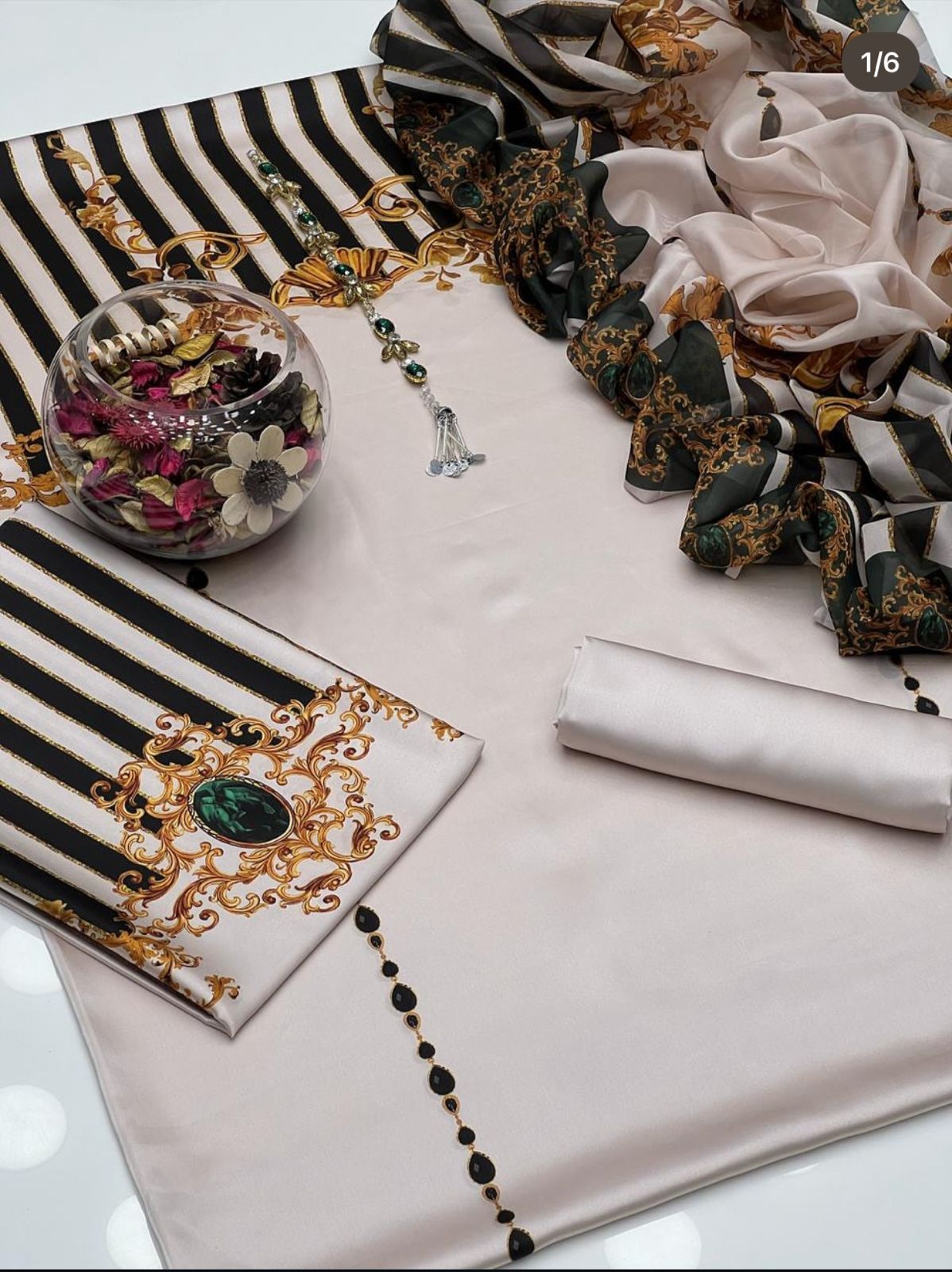 DIGITAL PRINT TIE & DYE SHAMOZ SILK SHIRT