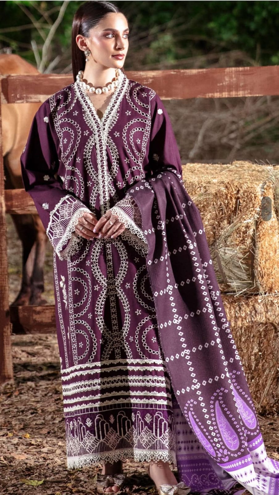 Mahnur luxury emb linen