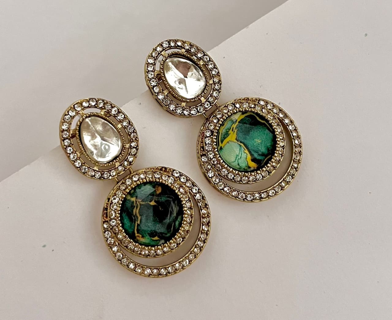 Indian Made Mehndi Polish Earings