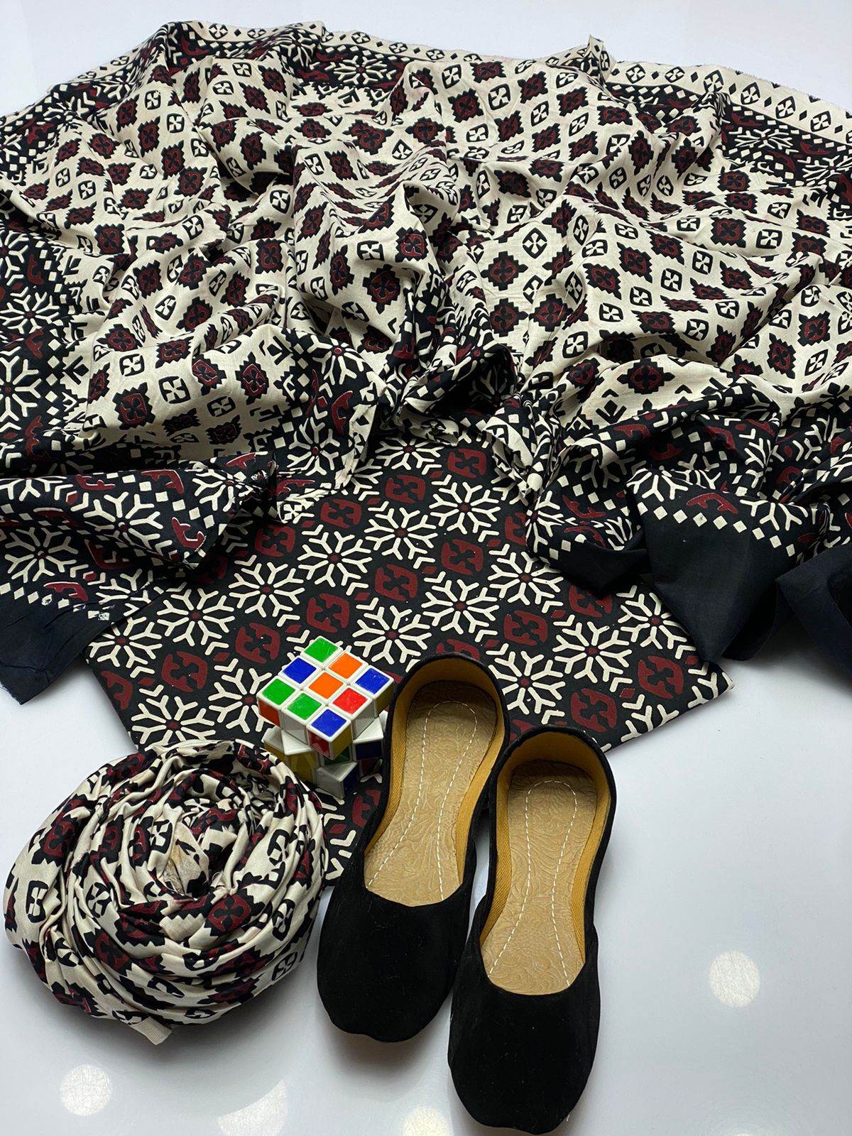 Ajrak Dress Pc - Andaz By Uneza Fazeel