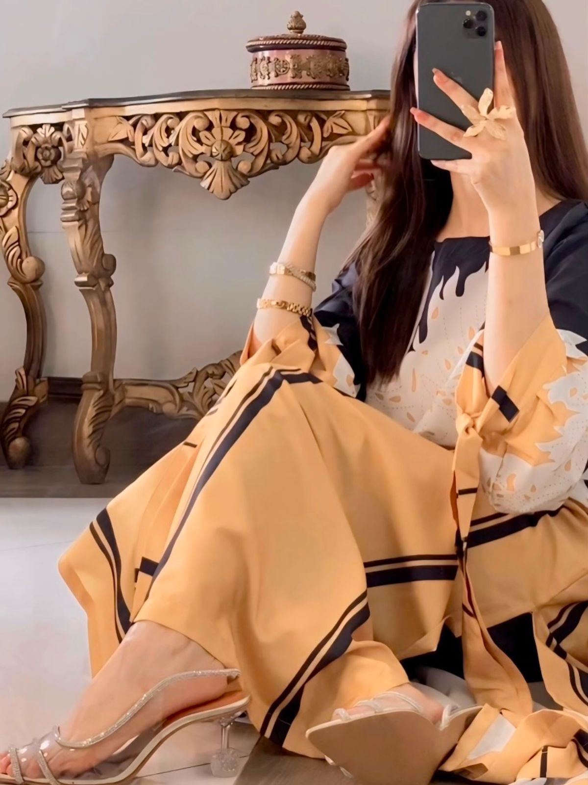 Swisssilk Printed Stiched 2 Pieces Co-ords