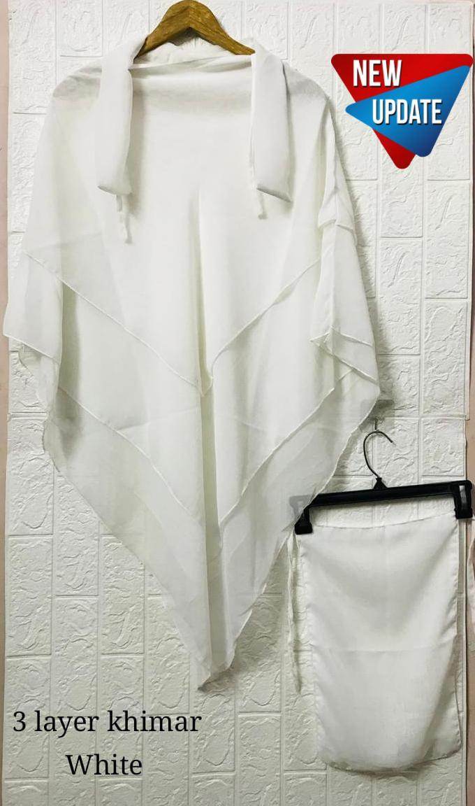 3PCS LAYER HIJAB SET - Andaz By Uneza Fazeel