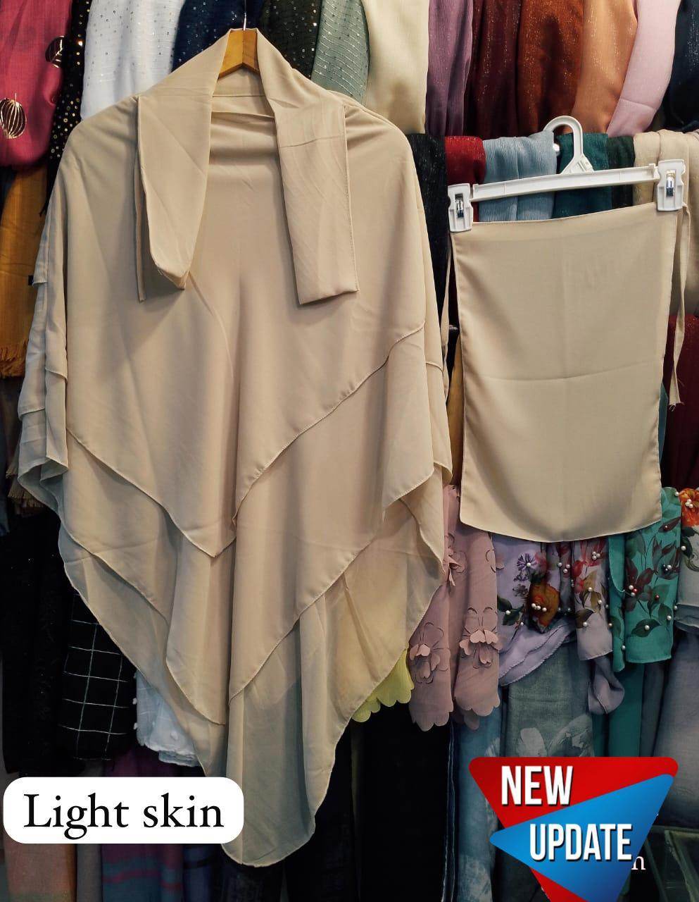 3PCS LAYER HIJAB SET - Andaz By Uneza Fazeel