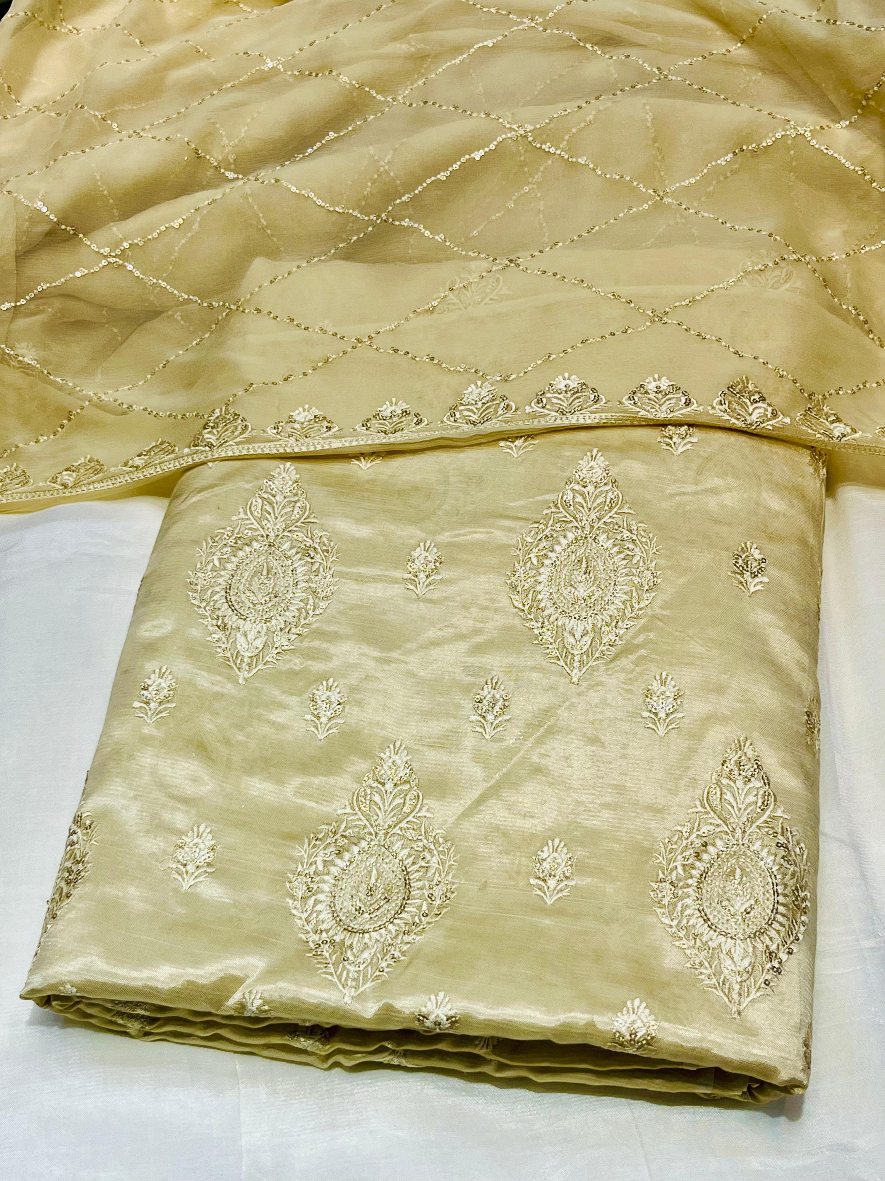 Beautiful Embroidery With Full Shirt