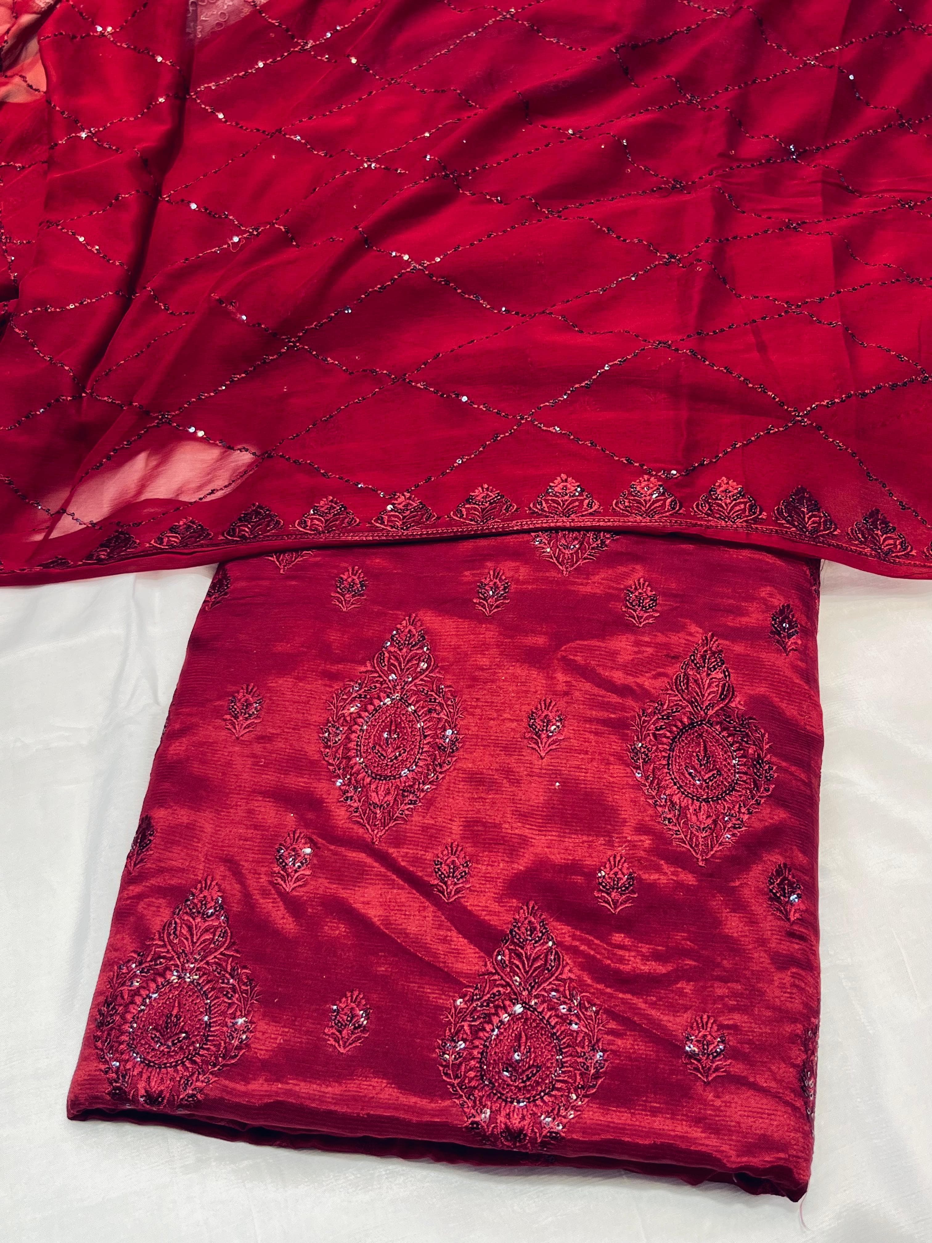 Beautiful Embroidery With Full Shirt