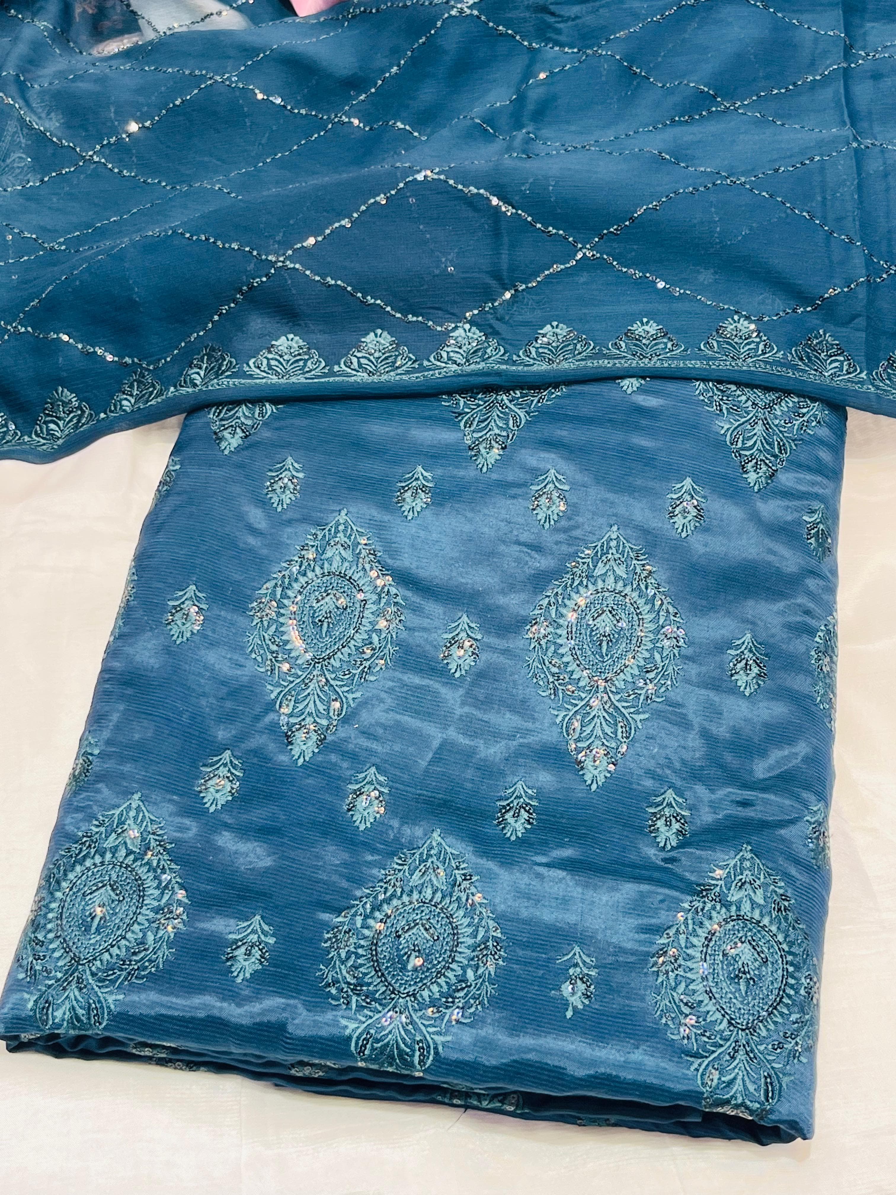 Beautiful Embroidery With Full Shirt