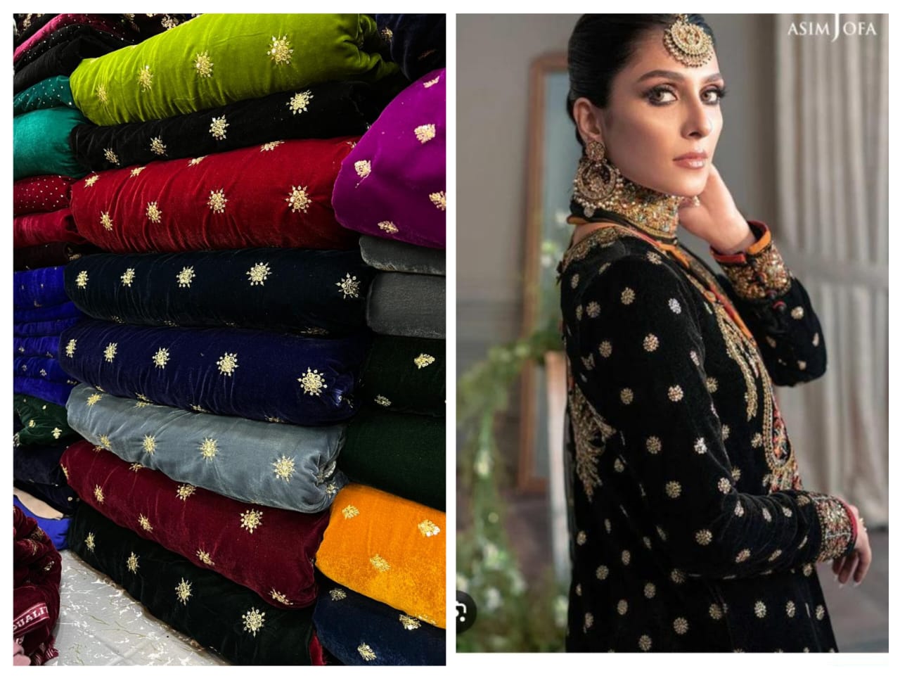 Velvet Embroidered 3-Piece Suit