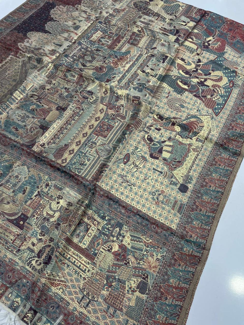 Pure Silk Kani Dupatay