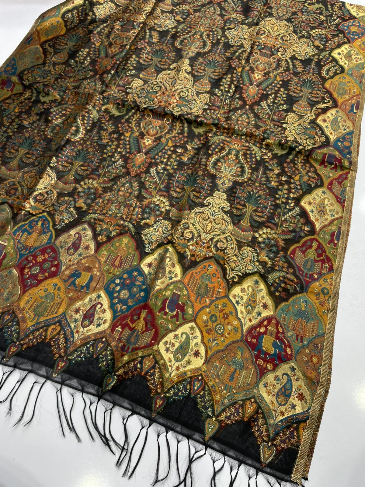 Pure Silk Kani Dupatay