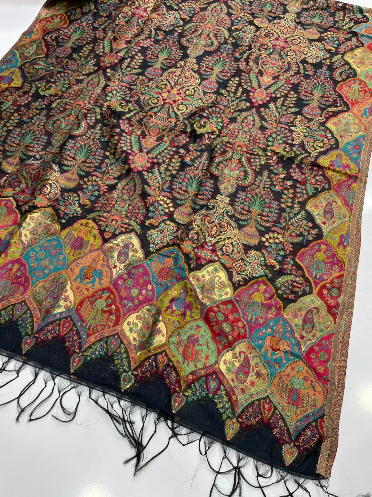 Pure Silk Kani Dupatay